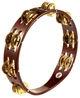 Тамбурін MEINL Traditional Wood Tambourine Brass Jingles African Brown TA2B-AB - изображение 1