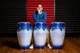 Конга MEINL Artist Series "Kachiro" Thompson Conga 12 1/2" Electric Sky WKT1212ES - изображение 2