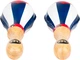 Маракаси MEINL Rawhide Maracas Traditional Cuba Flag MSM3CU - изображение 2