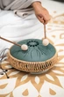 Глюкофон 10" хеппі драм MEINL Sonic Energy Medium Octave Steel Tongue Drum Dark Green F# Minor MOSTD4DG - изображение 5
