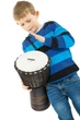 Джембе Nino Percussion Original African Style Wood Djembe Water Moon Series Black 8" NINO-ADJ4-S - изображение 2