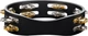 Тамбурін MEINL Compact Wood Tambourine Steel-Solid Brass Jingles Black CTA2M-BK - изображение 4