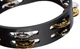 Тамбурін MEINL Compact Wood Tambourine Steel-Solid Brass Jingles Black CTA2M-BK - изображение 6