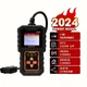 Автосканер OBD2 V600 - диагностика системы двигателя, считыватель кодов неисправностей. Английский, Русский - изображение 1