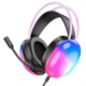 Наушники игровые HOCO W109 Plus Rich USB 7.1 + LED RGB подсветка черные (6942007609029) - зображення 4