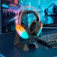 Наушники игровые HOCO W109 Plus Rich USB 7.1 + LED RGB подсветка черные (6942007609029) - зображення 7