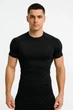 Футболка компресійна чоловіча Black Net 2XL Loku чорний - зображення 11
