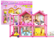 Domek dla lalek Lean Toys z akcesoriami + Meble 69 cm (5905884457436) - obraz 1
