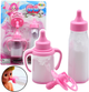 Zestaw akcesoriów Lean Toys Butelki ze znikającym mlekiem 2 szt + Smoczek dla lalek (5905991055754) - obraz 2