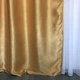 Готовые плотные шторы портьеры блэкаут однотонные Золотистые с тюлем, для ресторана, отеля, зала, спальни - изображение 6
