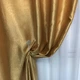 Готовые плотные шторы портьеры блэкаут однотонные Золотистые с тюлем, для ресторана, отеля, зала, спальни - изображение 7