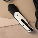 Ніж Складаний BESTECH SWORDFISH BG62A Black and White G10 - изображение 4