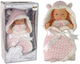 Пупс Lean Toys з піжамою та бантом Pink 24 см (5905214972042) - зображення 2