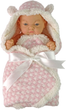 Пупс Lean Toys з піжамою та бантом Pink 24 см (5905214972042) - зображення 3