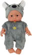Пупс Lean Toys в одязі з шапочкою Grey 21 см (5905991005834) - зображення 4