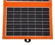 Сонячна панель трансформер GDTimes GD-ZD0620 20Вт зарядка від сонця Solar Panel на 2 USB 77х22 см - зображення 5