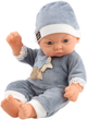 Пупс Lean Toys у піжамі з шапочкою Grey 30 см (5905991055808) - зображення 2