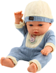 Пупс Lean Toys у піжамі з шапочкою Blue 30 см(5905991055815) - зображення 2