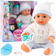 Пупс Lean Toys з аксесуарами White 35 см (5905991055938) - зображення 2
