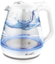 Czajnik elektryczny Lucznik WK-2502 Compact Glass Biały (06.193) - obraz 2