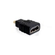 Переходник HDMI F to micro HDMI M Black (B00289) - изображение 1