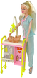Набір ляльок Lean Toys Лікар 30 см + Немовля 5 см + аксесуари (5905679072578) - зображення 3