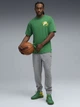 Футболка для баскетбола длинная мужская Puma Playoff Series 63290202 M Archive Green с принтом (4069157818544) - изображение 3