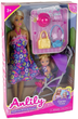 Набір ляльок Lean Toys Мама 28 см + Дитина 12 см + аксесуари (5905323216136) - зображення 1