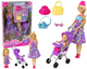 Набір ляльок Lean Toys Мама 28 см + Дитина 12 см + аксесуари (5905323216136) - зображення 2