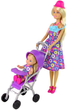 Набір ляльок Lean Toys Мама 28 см + Дитина 12 см + аксесуари (5905323216136) - зображення 3