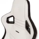 Компьютерное кресло для геймера Noblechairs Epic PU leather white/black (NBL-PU-WHT-001) - изображение 2