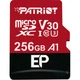 Карта памяти PATRIOT 256 GB microSDXC UHS-I U3 V30 A1 EP + SD adapter PEF256GEP31MCX - изображение 2