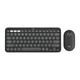 Комплект (клавиатура + мышь) Logitech Pebble 2 Combo for Mac Graphite (920-012244) - изображение 1