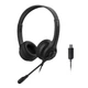 Навушники з мікрофоном A4Tech HU-8 Black - зображення 2
