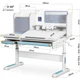 Дитячий стіл Mealux Winnipeg Multicolor WG + BL (BD-630 WG + BL Multicolor) - зображення 4