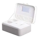 Шкатулка из эко-кожи для украшений 24.5×17×10 см, коробка для хранения украшений, белая - изображение 9