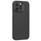 Чехол-накладка Comma для Apple iPhone 15 Pro Max | Nature Series Magsafe Silicone Case (black) - изображение 1