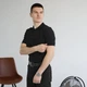 Хлопковое поло Pobedov Royal черное размер XL - изображение 2