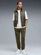 Спортивные штаны мужские утепленные Puma Essentials Graphics 68471370 S Dark Olive (4069157449618) - изображение 3