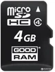 Карта памяти Goodram MicroSDHC 4GB Class 4 (M400-0040R11) - изображение 1