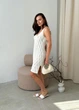 Ажурное летнее платье короткое ART KNIT молочное, M-L 037696 - изображение 2