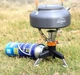 Портативная туристическая плита Camping Mini Газовая горелка под резьбовой и цанговый баллон с переходником-подставкой - изображение 2