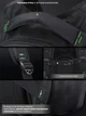 Шкільний рюкзак Winner/SkyName з USB-слотом для підлітків, чорний з червоним SkyName - зображення 8