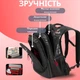 Школьный рюкзак Sky Name (Winner) для мальчиков, на 3 отделения, ортопедическая спинка, черный с красным SkyName - изображение 2