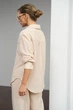 Костюм Сорочка / штани палаццо Розмір L-XL (50-52) Натуральний - изображение 5