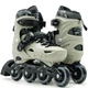 Детские раздвижные ролики 29-33 Scale Sports LF 605 подсветка колес серый - изображение 2
