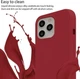 Чехол с ремешком Wave Premium Strap Crossbody Silicone Case для Apple iPhone 13 14 Red - изображение 2