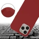 Чехол с ремешком Wave Premium Strap Crossbody Silicone Case для Apple iPhone 13 14 Red - изображение 5