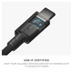 Native Union Pocket Cable USB-C to USB-C Black (POCK-C-BLK-NP) - изображение 6
