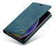 Чохол-книжка CaseMe із нубука для iPhone XS Бірюзовий - зображення 10